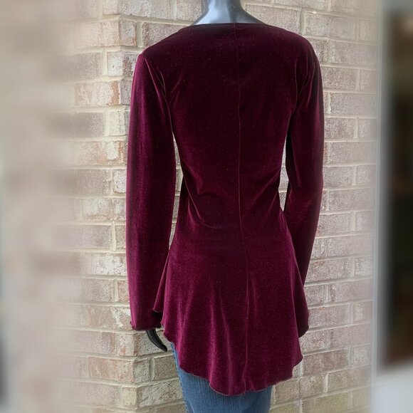 Fairy Flair Velour Long Sleeve Bell Cuff Pixie Robe Sz XS - Picture 3 of 16